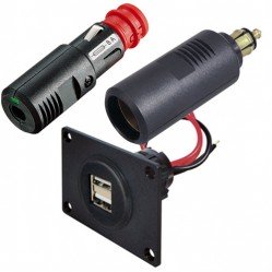 12V / 24V Plugs sockets & adaptors