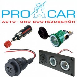 Procar 12V/24V Plugs Sockets & Adaptors