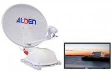 Alden 60cm AS2 (Twin LNB) with AIO 24" TV