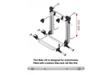 BR Bike Lift for motorhomes - Short / For Existing Rail