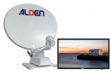 Alden 65cm Onelight Twin LNB with AIO 24" TV