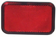 Self-Adhesive Reflector: 4 X 2 - Red