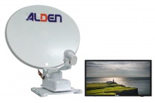 Alden 65cm Onelight Twin LNB with AIO 22" TV