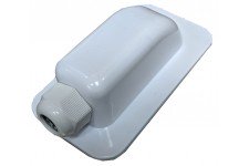 1-hole Waterproof Cable Box (6-12mm Gland) White