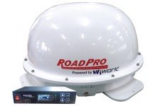 RoadPro 40cm Sat-Dome: Static Twin LNB