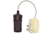 Single 2-Pin Plug To Lighter Socket Converter