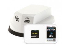 Compact Ultra 4G WiFi system with 5G-ready aerial (white)