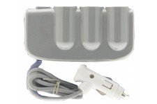 Triple 12V/24V Socket Adaptor With USB Ports