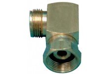 Gaslow Right Angled Reg W20 Adaptor M/F