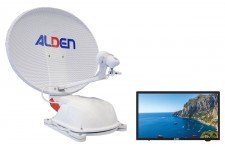 Alden 60cm AS2 (Twin LNB) with AIO 18.5" TV
