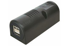 ProCar 67323500 Surface-mounted Double USB Socket