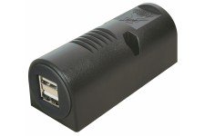 ProCar 67323500 Surface-Mounted Double USB Socket