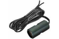 Pro Car Flat Cable 2 X .75 mm Sq Cable (1.8 m) With Socket