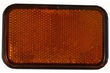 Self-Adhesive Reflector: 4 X 2 - Amber