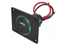 Pro Car 67332500 USB Flush-Mount Socket + Panel