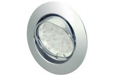 LED Spotlight - Moveable Silver Shiny