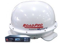 RoadPro 40cm Sat-Dome: Static Twin LNB A/S