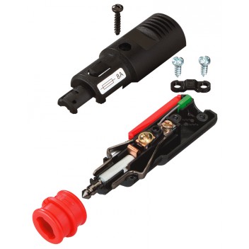 Image for ProCar 67722100 Univ. Plug With 8A Fuse + LED