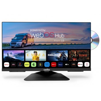 Image for Cello 24 Inch 12 Volt Traveller Smart Frameless TV/DVD