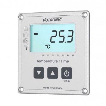 Image for Votronic 1253 LCD Thermometer / Clock S with External-Sensor