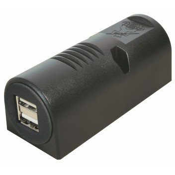 ProCar 67323500 Surface-Mounted Double USB Socket Image for ProCar 67323500 Surface-Mounted Double USB Socket
