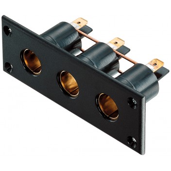 ProCar 57612003 Din Sockets - Panel Of 3 Image for ProCar 57612003 Din Sockets - Panel Of 3