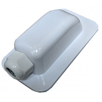 Image for 1-hole Waterproof Cable Box (6-12mm Gland) White