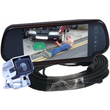 Camos CM-200 "One-View" 7" Mirror Monitor & Cable Kit Image for Camos CM-200 "One-View" 7" Mirror Monitor & Cable Kit