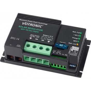 Votronic 1710 Solar-Regulator MPP 165 Duo Dig. Image for Votronic 1710 Solar-Regulator MPP 165 Duo Dig.