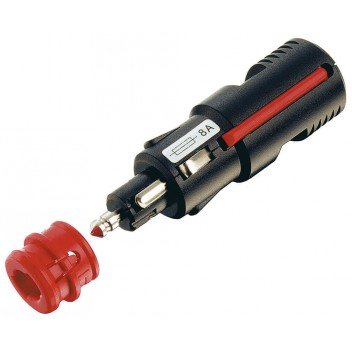 Image for ProCar 67712100 Univ. plug with 8A Fuse + LED (Loose min 50)