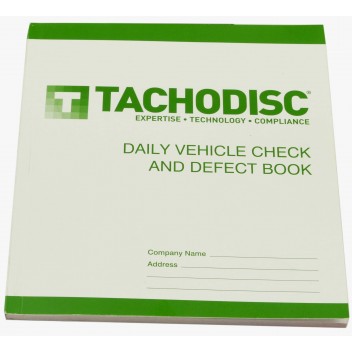 Tachodisc HGV Vehicle Defect Book Image for Tachodisc HGV Vehicle Defect Book