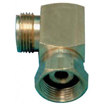 Gaslow Right Angled Reg W20 Adaptor M/F Image for Gaslow Right Angled Reg W20 Adaptor M/F