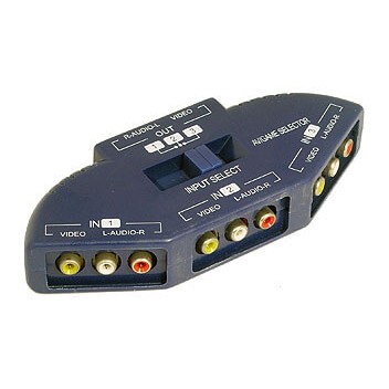 3-Way A/V Input Selector Image for 3-Way A/V Input Selector