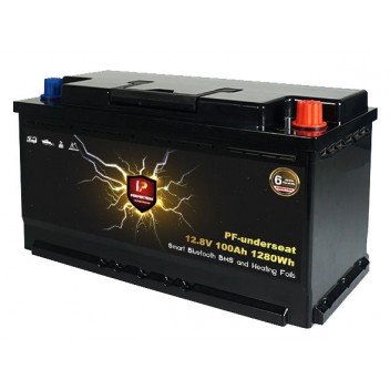Image for Perfektium 12V 100Ah Lithium Leisure Battery with heater