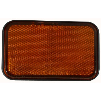 Self-Adhesive Reflector: 4 X 2 - Amber Image for Self-Adhesive Reflector: 4 X 2 - Amber