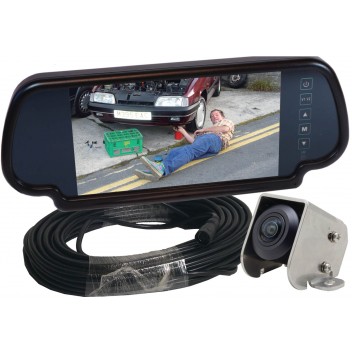 Image for Camos Jewel Plus V1 Camera + Cable + 7" Mirror Monitor: Kit