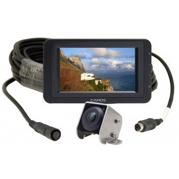 Image for Camos Jewel PLUS V1 Camera with cable & 7" Dash Monitor: Kit