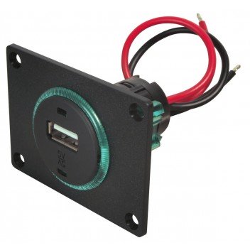 Image for Pro Car 67332500 USB Flush-Mount Socket + Panel