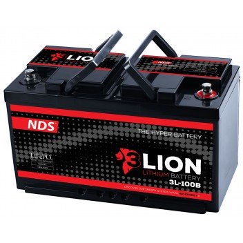 Image for NDS L-100B 100Ah Lithium Leisure Battery - Low Case