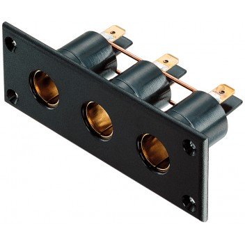 ProCar 57612003 Din Sockets - Panel Of 3 Image for ProCar 57612003 Din Sockets - Panel Of 3