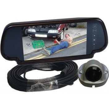Camos Jewel Plus V2 Camera Cable & 7" Mirror Monitor Kit Image for Camos Jewel Plus V2 Camera Cable & 7" Mirror Monitor Kit
